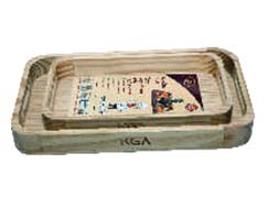 kga-eight-seven-daffodil-set-of-two-tray-oval